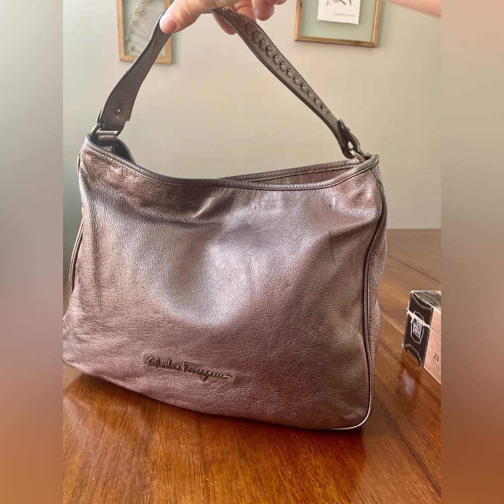 Salvatore Ferragamo Hobo Bag Metallic